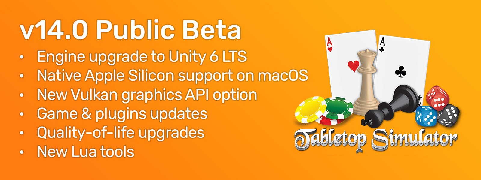 v14.0 Public Beta — Engine Upgrade (Unity 6 LTS)